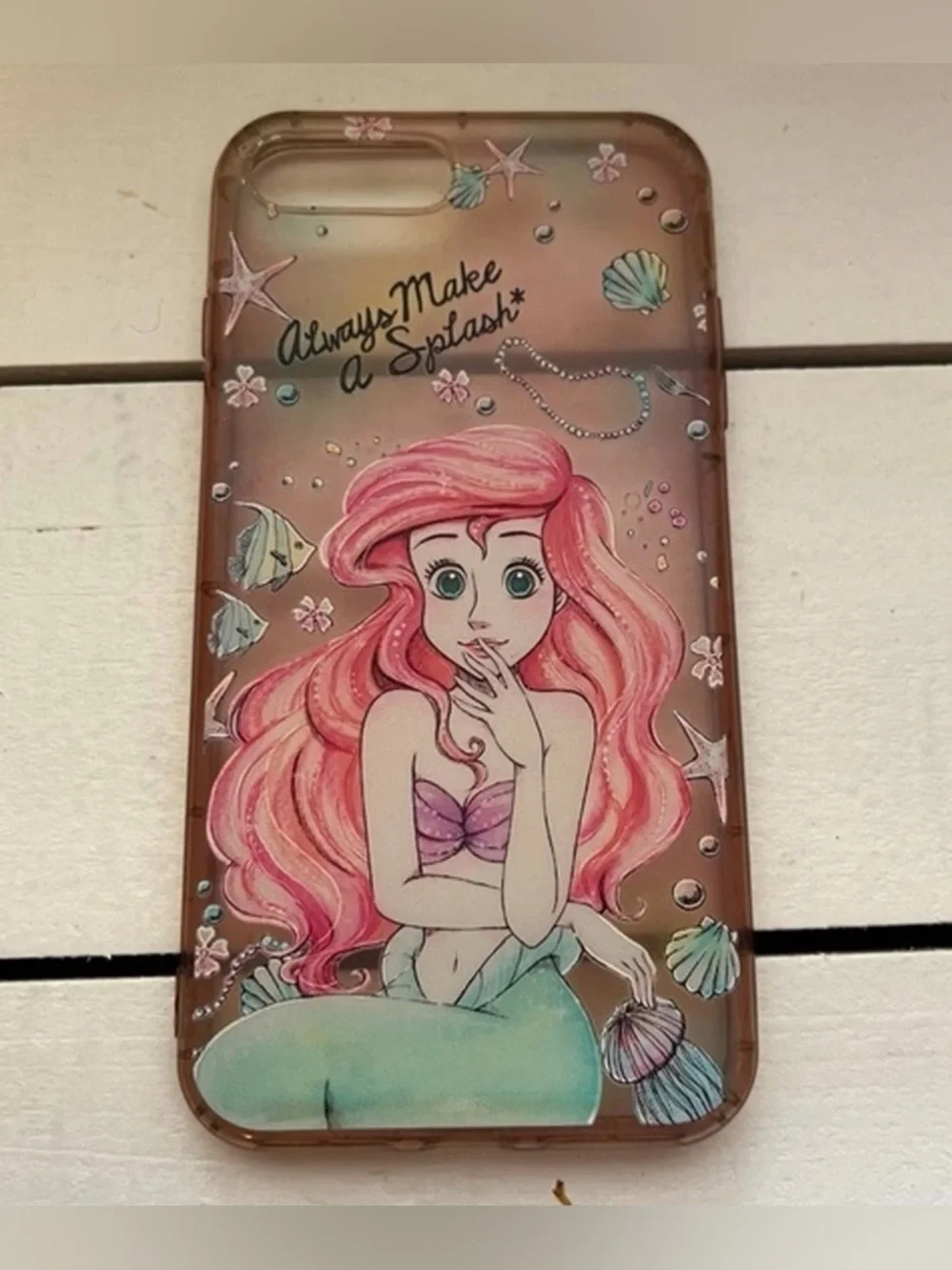 Ariel Little Mermaid iPhone 7 Plus Case Cute Shell Design
